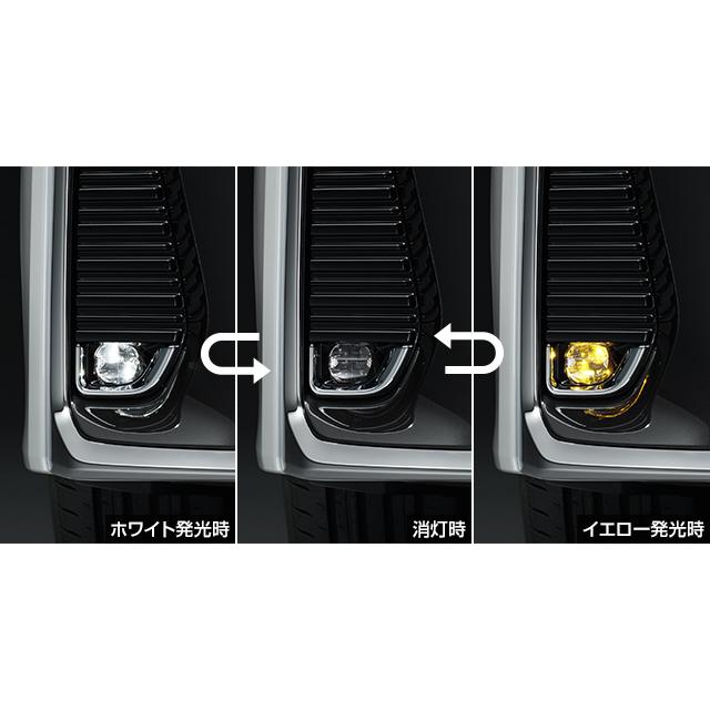 ヴェルファイア 40系：純正 バイカラーLEDフォグランプ（切り替え式