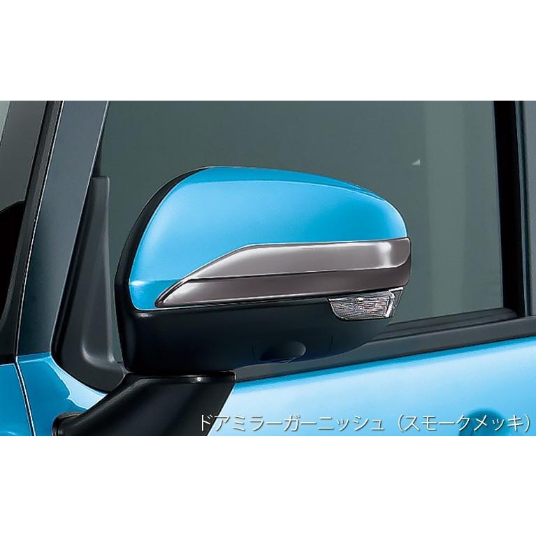 トール 900系 前期：純正 ドアミラーガーニッシュ（メッキ/スモークメッキ）左右(廃盤 残り在庫わずか) | ダイハツ | 01