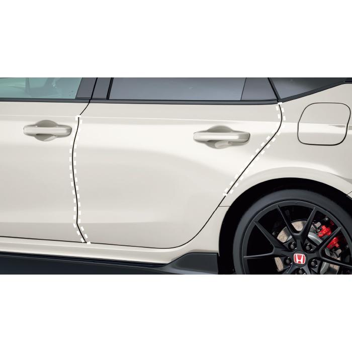 シビック タイプR CIVIC TYPE-R FL5：純正 プロテクションフィルムセット　クリア ドアエッジ部＋ドアハンドル部 フロント・リア用セット | ホンダ