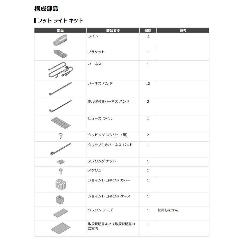 ヴェゼル RV系：純正 フットライト LEDホワイトイルミネーション（ドア開閉・スモールランプ連動）／フロント用左右セット | ヴェゼル | 02