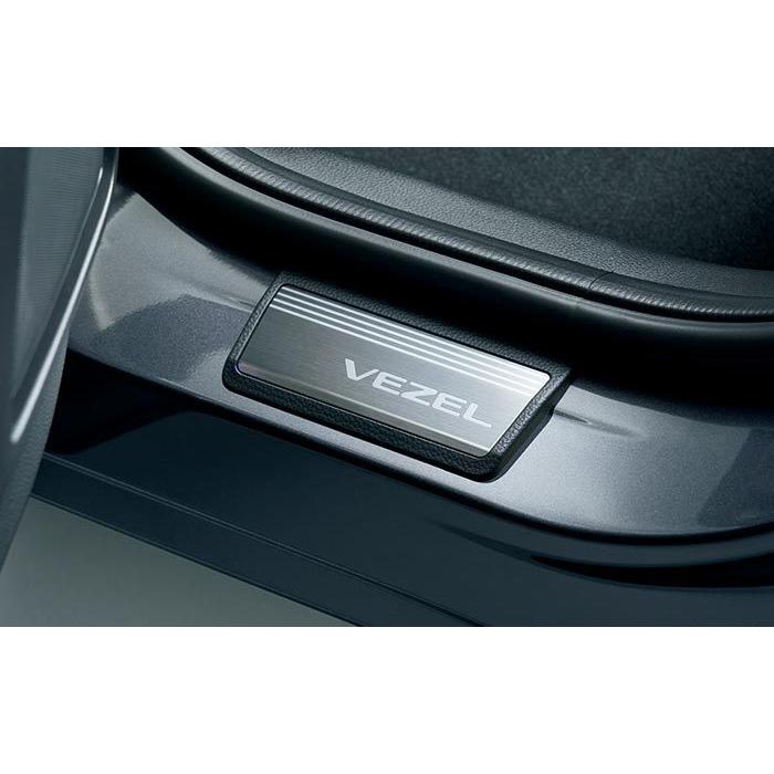 ヴェゼル RV系：純正 サイドステップガーニッシュ フロント部LEDホワイトイルミネーション（フロント・リア用左右4枚セット） | ヴェゼル | 01