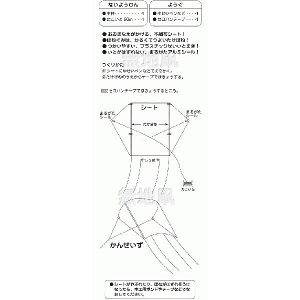 お絵描き　手作り凧　白｜epkyoto｜06