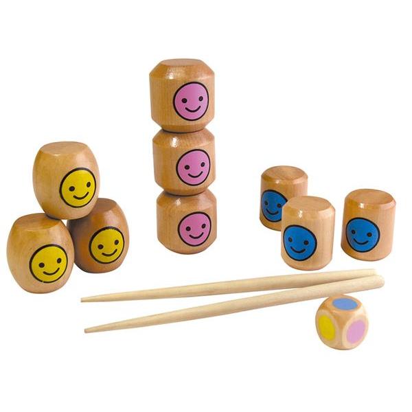 木のおもちゃ　お箸積み木　まとめ買い50セット