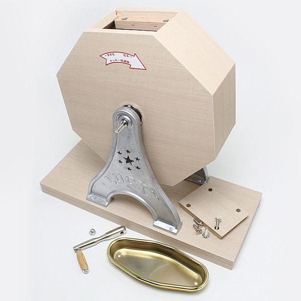 木製福引回転抽選器　中　40cm　広口 ガラポン ガラガラ 抽選機