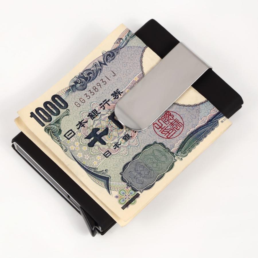 マネークリップ 財布 メンズ スライド式マネークリップ スキミング防止機能 クレジット カードケース 薄型 スライド式 スキミング防止 スライド式 レディース |  | 17