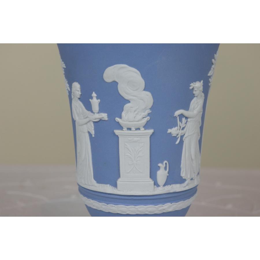 WEDGWOOD ウェッジウッド ジャスパー 花瓶 ペールブルー WEDGWOOD ウェッジウッド ジャスパー 花瓶 ペールブルー
