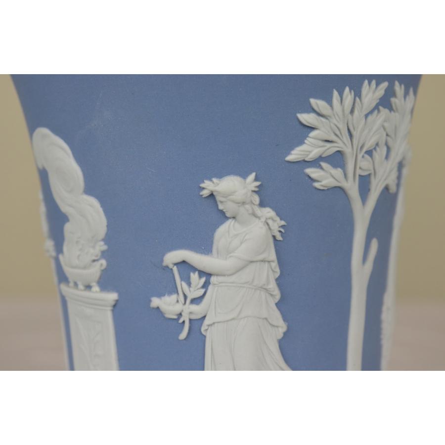 WEDGWOOD ウェッジウッド ジャスパー 花瓶 ペールブルー WEDGWOOD ウェッジウッド ジャスパー 花瓶 ペールブルー