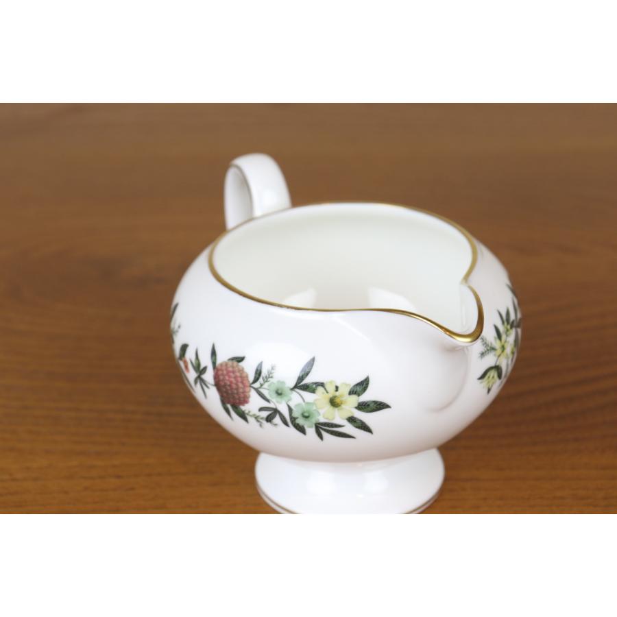 ウェッジウッド　サマーガーランド　ミルクジャグ　クリーマー　WEDGWOOD　SUMMER GARLAND　イギリス　ヴィンテージ　L225｜epocavintagedishes｜04