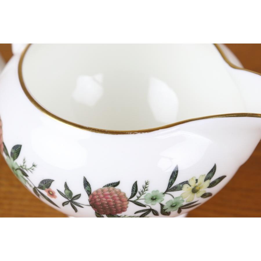 ウェッジウッド　サマーガーランド　ミルクジャグ　クリーマー　WEDGWOOD　SUMMER GARLAND　イギリス　ヴィンテージ　L225｜epocavintagedishes｜05