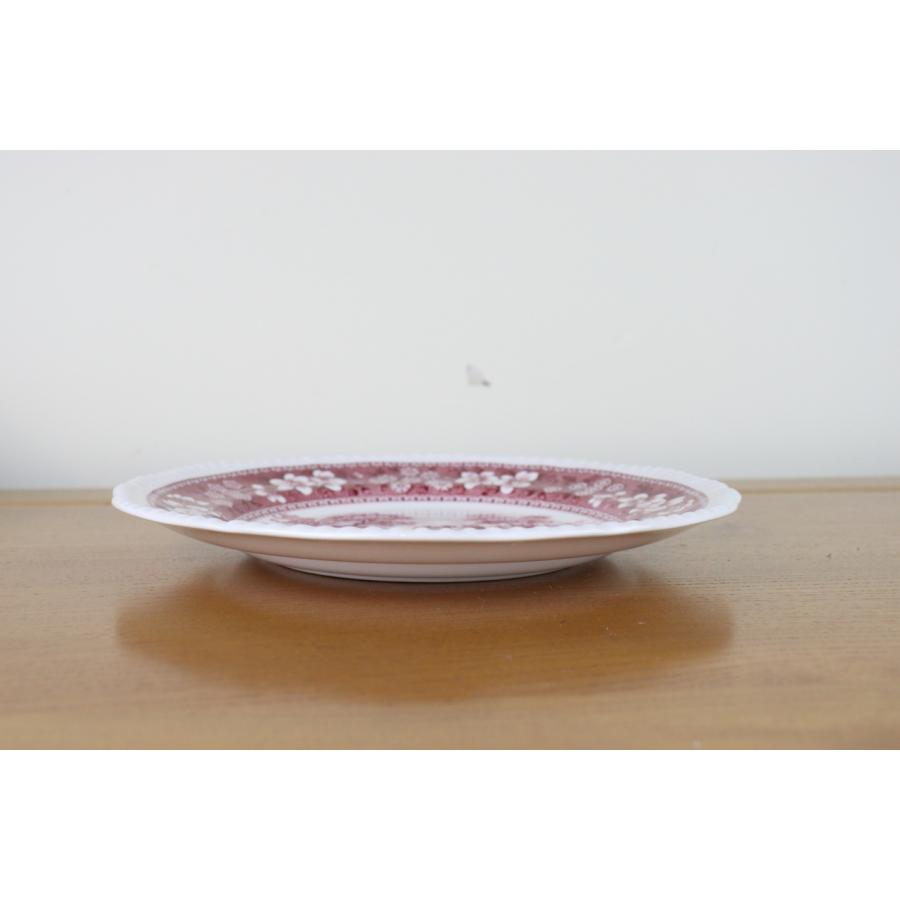Spode スポード ピンクタワー プレート24cm 中皿 イギリス