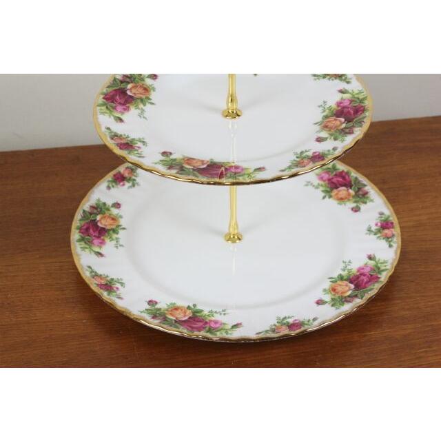 Royal Albert ロイヤルアルバート オールドカントリーローズ 3段 Royal Albert ロイヤルアルバート オールドカントリーローズ 3段