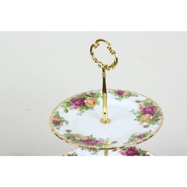 Royal Albert ロイヤルアルバート オールドカントリーローズ 3段 Royal Albert ロイヤルアルバート オールドカントリーローズ 3段