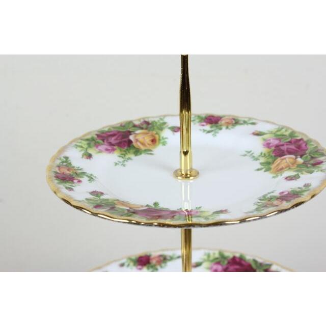 Royal Albert ロイヤルアルバート オールドカントリーローズ 3段 Royal Albert ロイヤルアルバート オールドカントリーローズ 3段