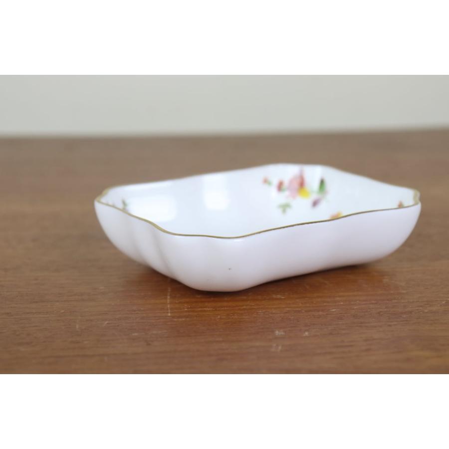 Royal Crown Derby ロイヤルクラウンダービー ポジー 小皿 プレート 角