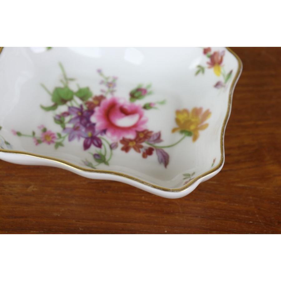 Royal Crown Derby ロイヤルクラウンダービー ポジー 小皿 プレート 角