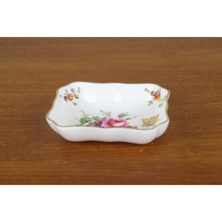 Royal Crown Derby ロイヤルクラウンダービー ポジー 小皿 プレート 角