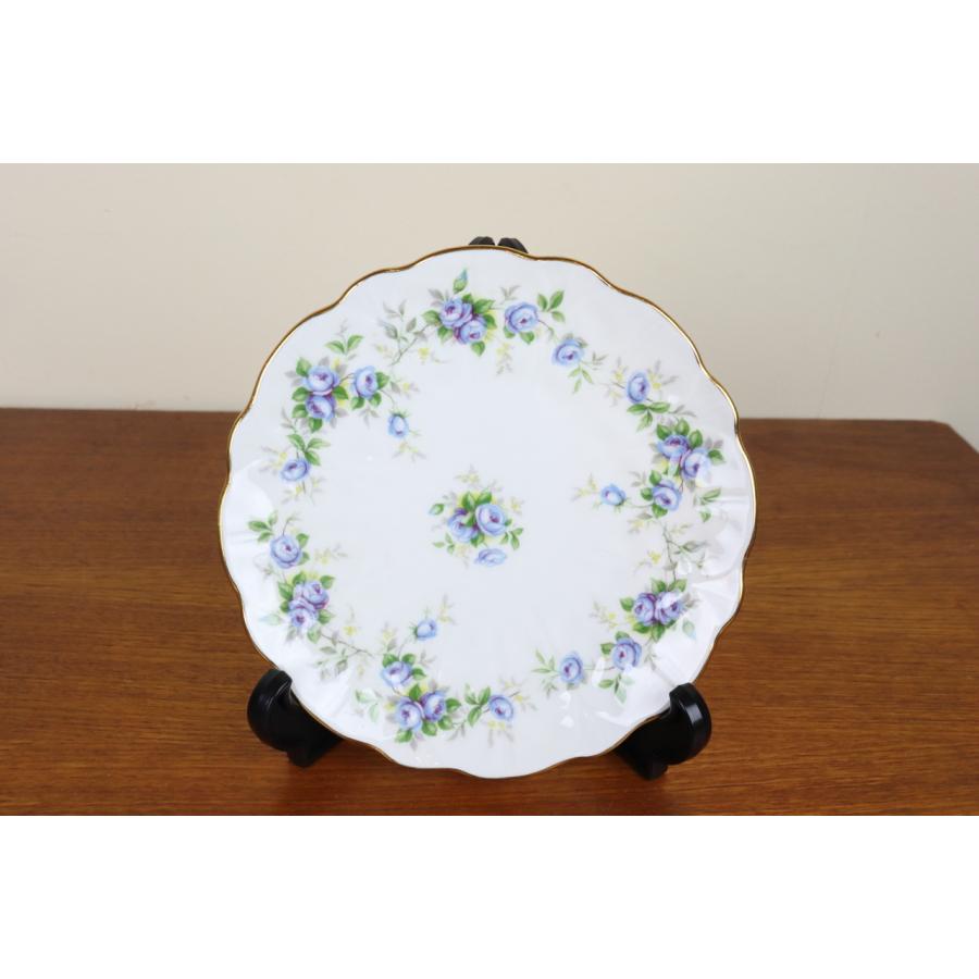 エインズレイ トリオ カップ ケーキ皿 プレート 薔薇 アンティーク