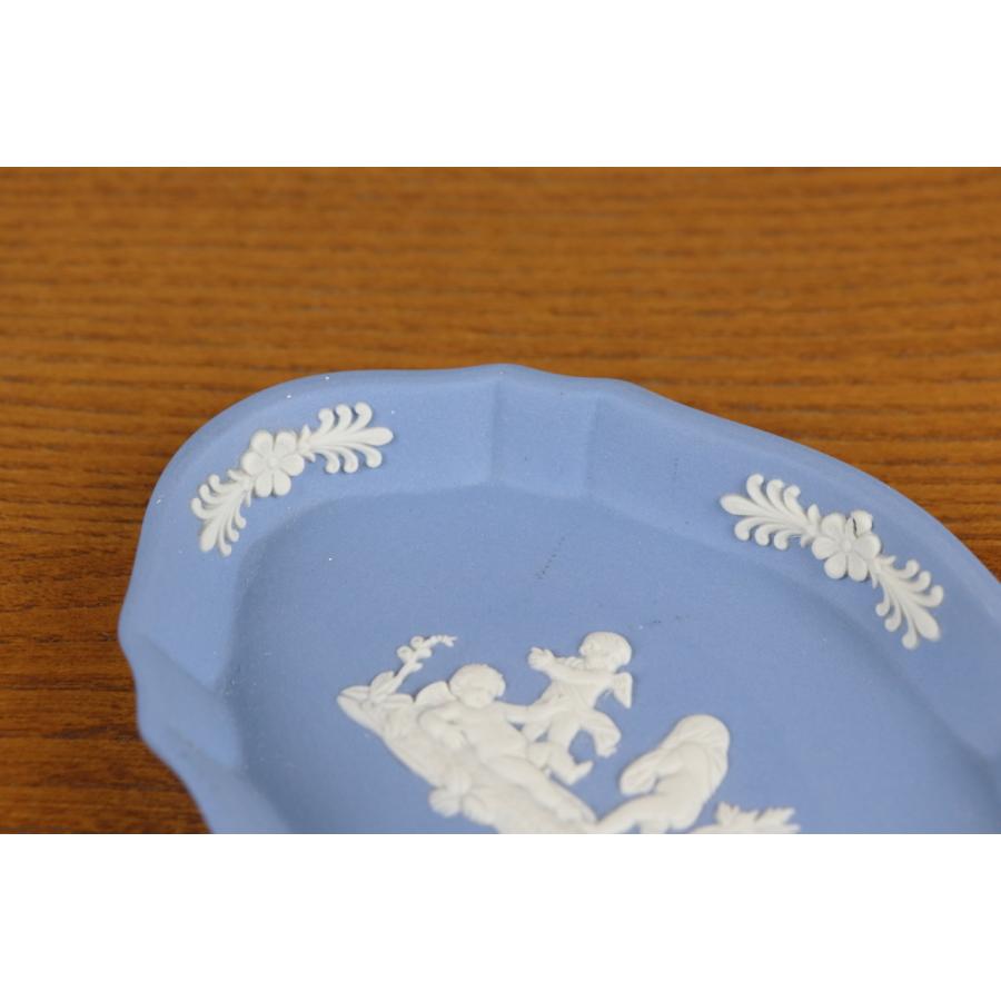 WEDGWOODジャスパー ハート/クローバー/ラウンド 5枚ペールブルー ｜皿