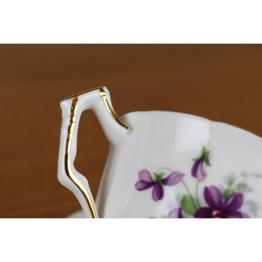 Aynsley エインズレイ バイオレット デュオ カップ＆ソーサー