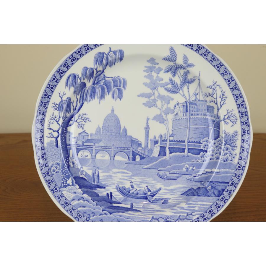 Spode スポード ブルールームコレクション プレート26.5cm 大皿 ローマ