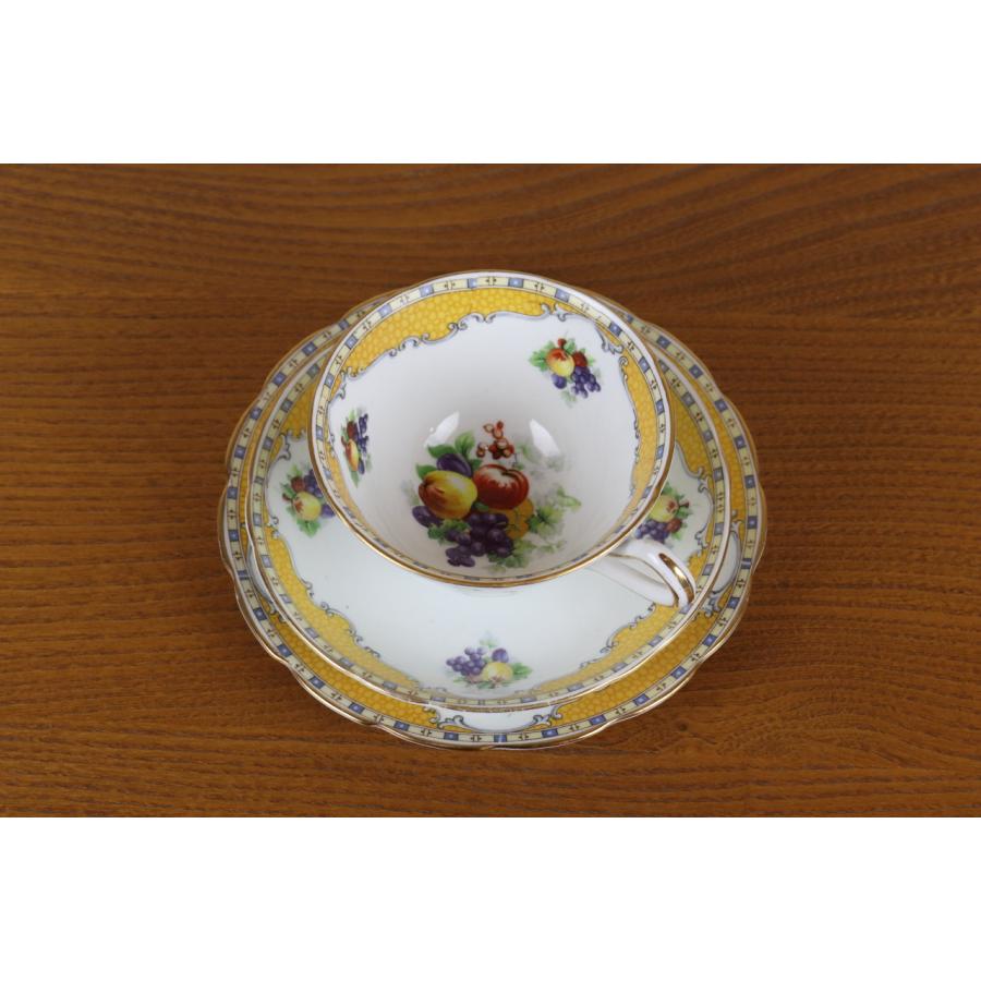 織部焼 丸幸中島 灶師 半月皿 5枚セット 千鳥に秋草図 灶