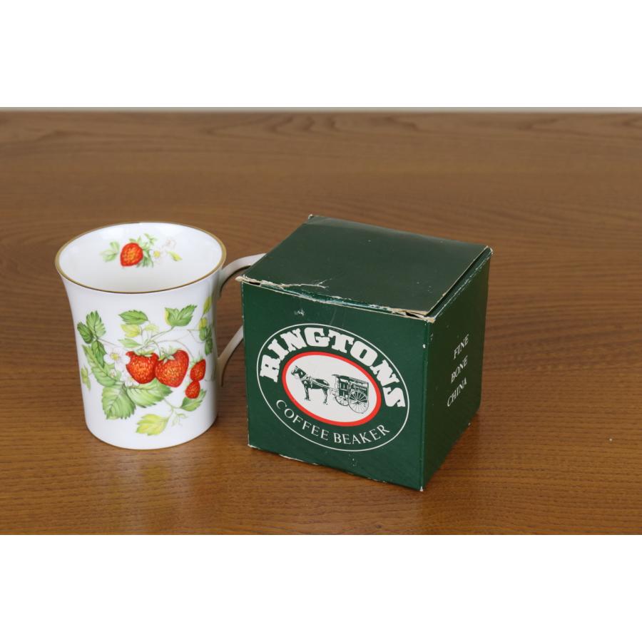 リントンズ バージニアストロベリー マグカップ コーヒーカップ 苺柄