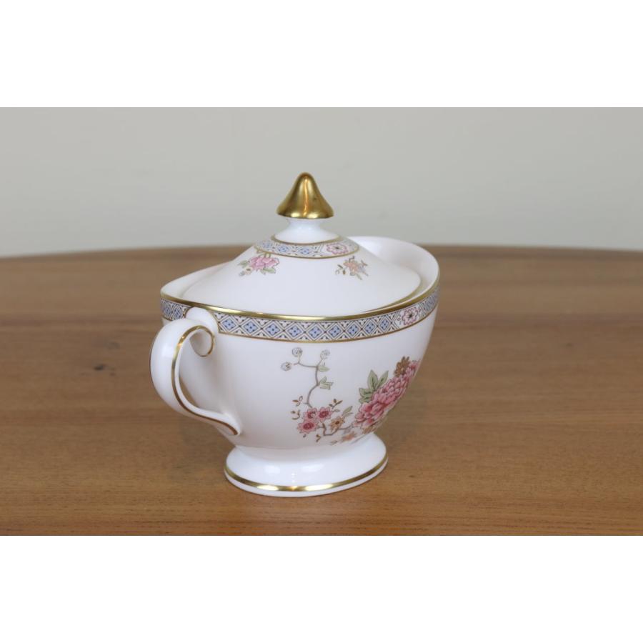 ROYAL DOULTON ロイヤルドルトン カントン シュガーポット 蓋付き 牡丹 