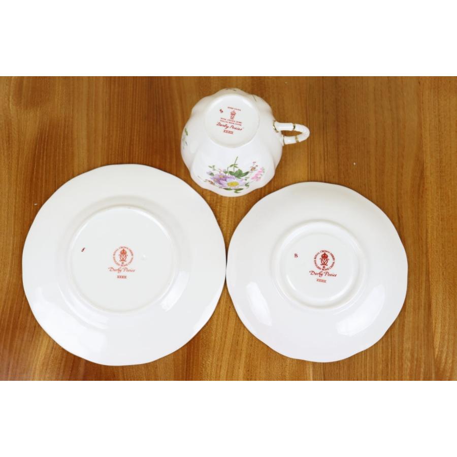 ロイヤルクラウンダービー ダービーポジー 16cm深皿 3枚 ロイヤルクラウンダービー ダービーポジー 16cm深皿 3枚