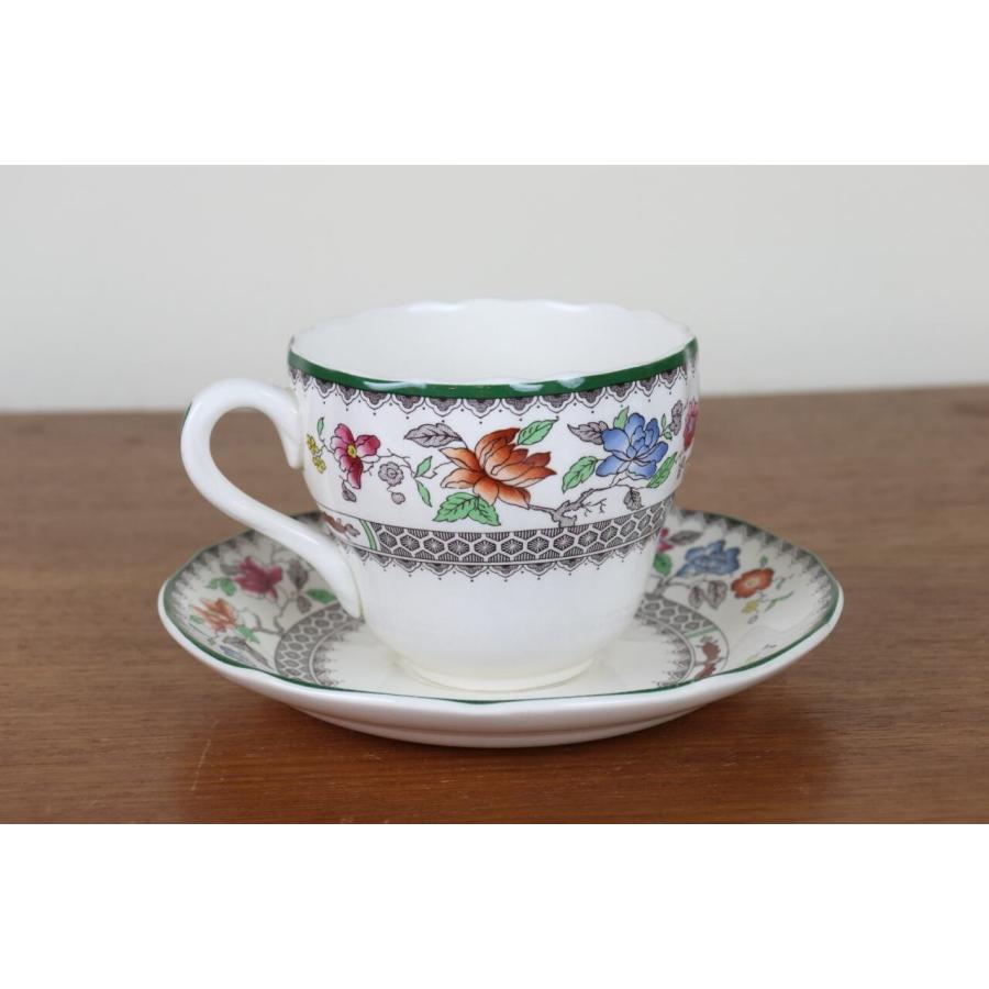 Spode スポード チャイニーズローズ カップ プレート ケーキ皿 トリオ 