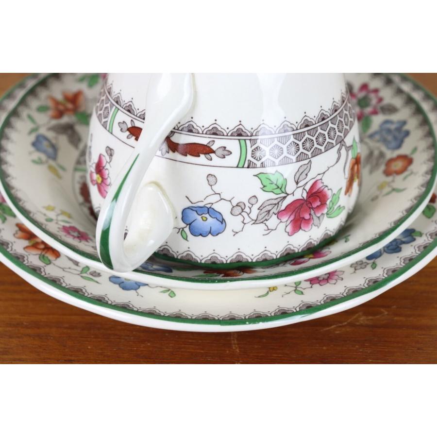 Spode スポード チャイニーズローズ カップ プレート ケーキ皿 トリオ 