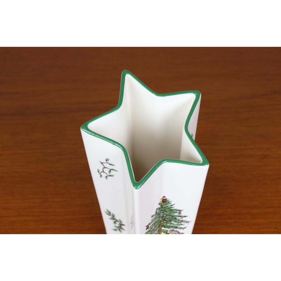 スポード クリスマスツリー 花瓶 フラワーベース 星型 イギリス SPODE