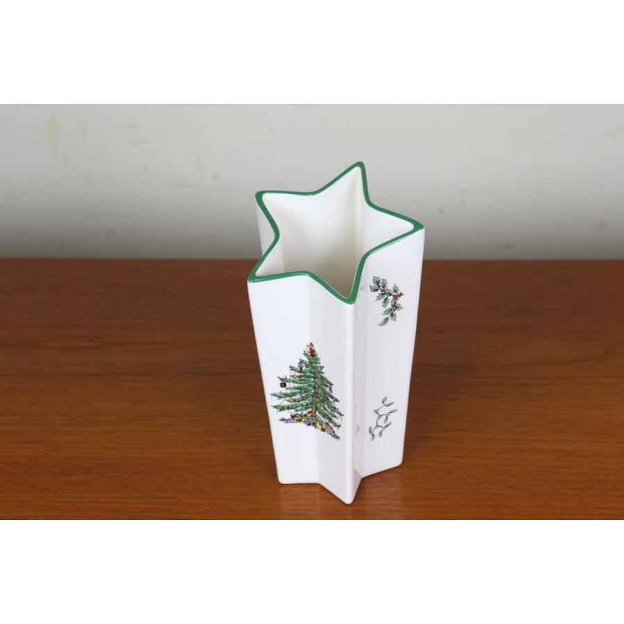 スポード クリスマスツリー 花瓶 フラワーベース 星型 イギリス SPODE