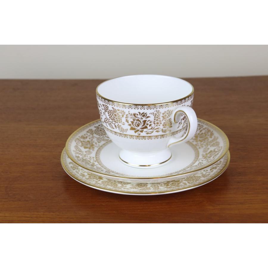 WEDGWOOD ウェッジウッド ゴールドダマスク トリオ コーヒー