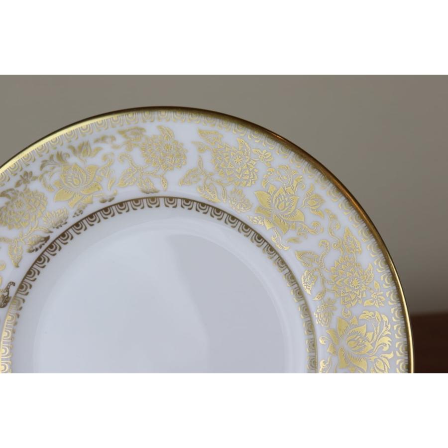 ウェッジウッド　ゴールドダマスク　トリオ　コーヒーカップ　プレート　ケーキ皿　WEDGWOOD　花柄　GOLDDAMASK　イギリス　ヴィンテージ　つ89｜epocavintagedishes｜07