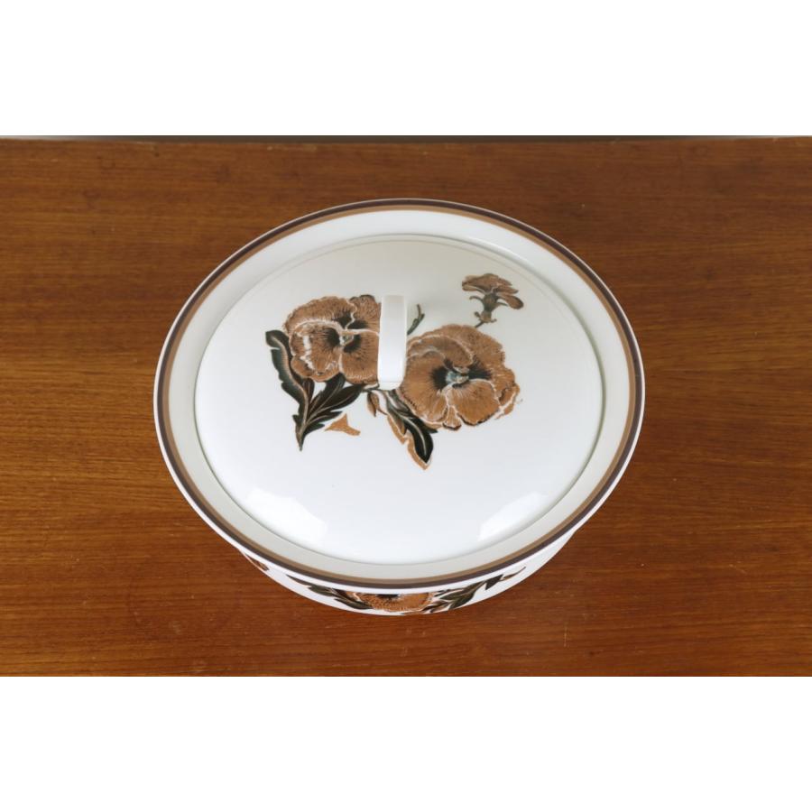 スージークーパー　ナスタチウム　チュリーン　蓋付きボウル　イギリス　ヴィンテージ スージークーパー ナスタチウム チュリーン 蓋付きボウル イギリス