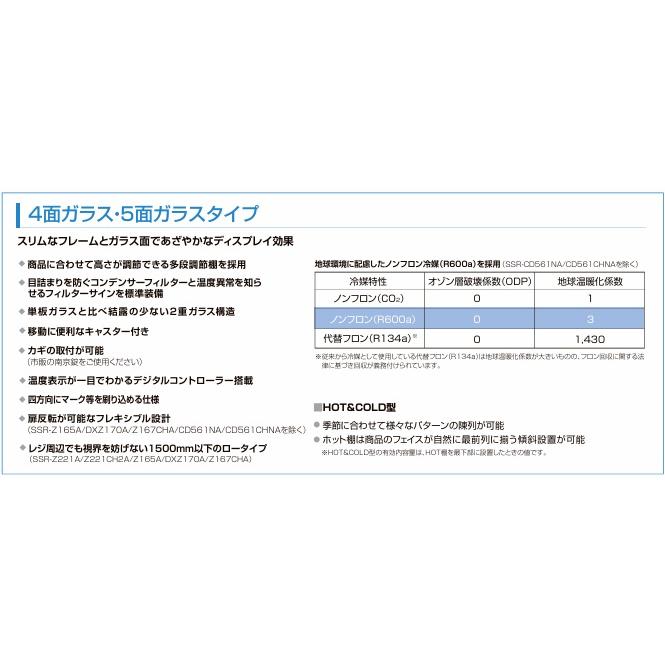 Panasonic（パナソニック） パナソニック冷蔵五面ガラスショーケース