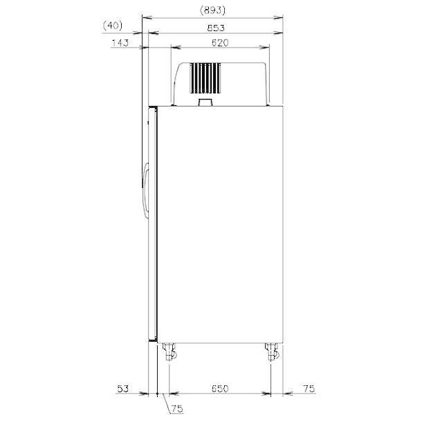 ホシザキ（HOSHIZAKI） ホシザキ・星崎 玄米保冷庫 型式：HRA-21GD1