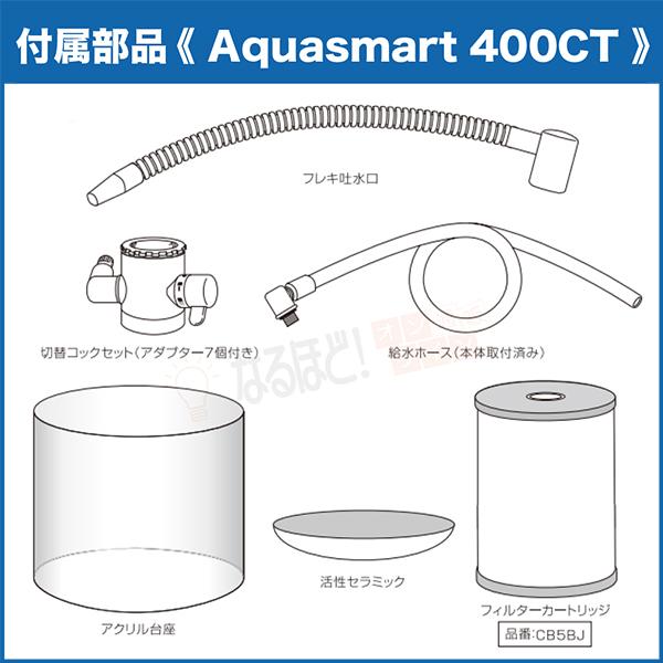 Aquasmart 400CT マルチピュア 浄水器 【正規品・日本仕様】 送料無料
