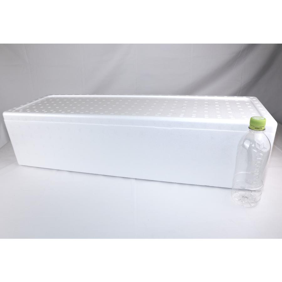 発泡スチロール箱 19.6L 白色 フタ付 保冷 断熱 大型魚 大型 宅配120