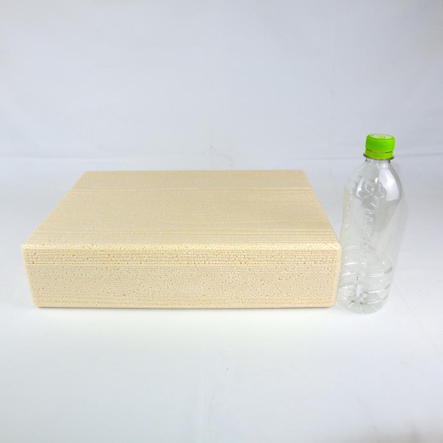 po8 木 発泡スチロール箱 小型 木目調 特殊容器 通販 保冷 断熱 梱包材