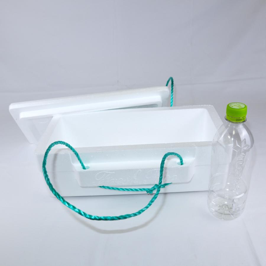 クーラーボックス 発泡スチロール箱 紐付き 通販 保冷 断熱 梱包材