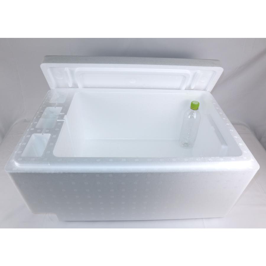 中古熱帯魚金魚用品クーラー クーラーボックス 発泡スチロール箱 白色 金魚 熱帯魚 運搬 36L 宅配