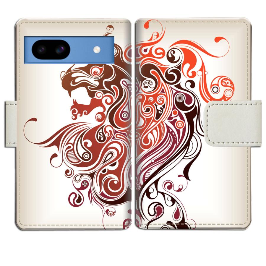 softbank Google Pixel 8a 手帳型ケース BlaveLionデザイン | 