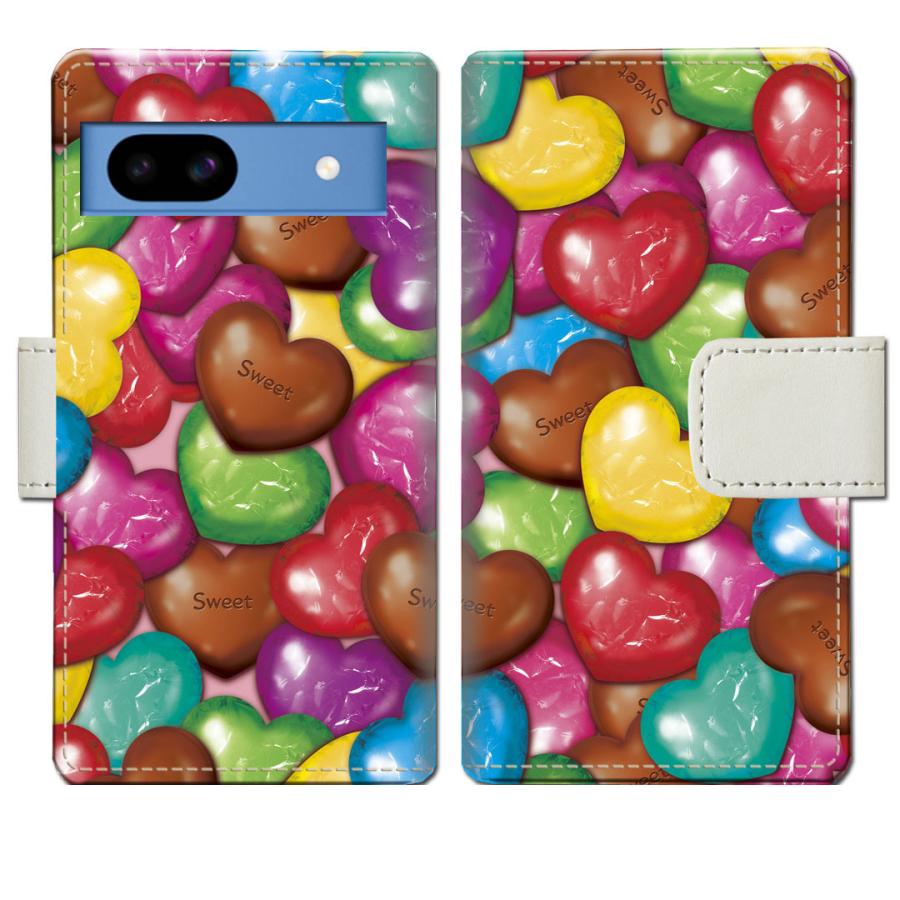 softbank Google Pixel 8a 手帳型ケース CHOCOLATEデザイン | 