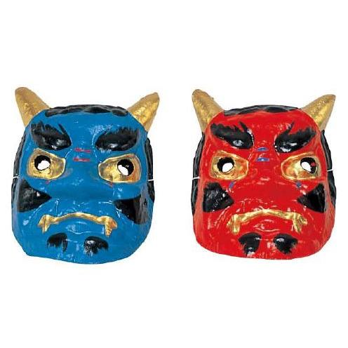 営業日午前注文即日発送｜後払いOK｜張子お面 鬼 : コスプレ通販店