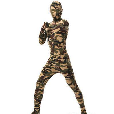 顔まで全部全身タイツ 迷彩柄 : コスプレ通販店 - 通販 - Yahoo