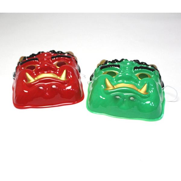 お面（お面のみです） 楽天市場】【民芸品お面】 鬼面（赤） きめんお面 ※個包装なし