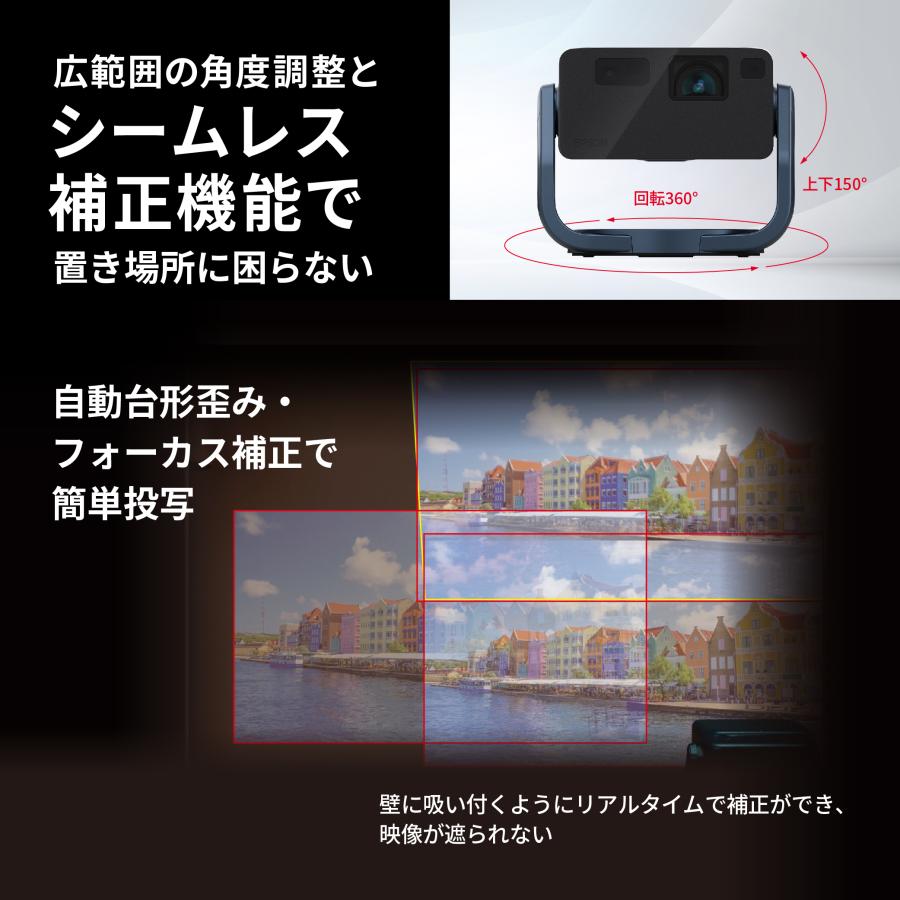 Epson EF-22B ホームプロジェクター Amazon.co.jp: エプソン ドリーミオ ホームプロジェクター EF