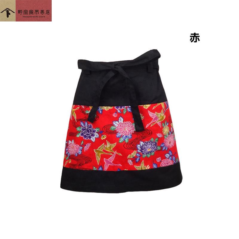野宗寅市商店 沖縄 紅型 前掛け 琉球 腰下 エプロン 男女兼用