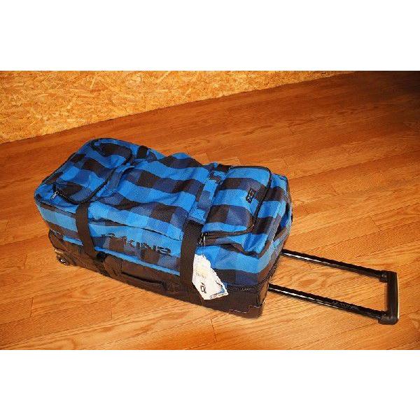 DAKINE：ダカイン 【SPLIT ROLLER-SM】 65L トラベルバッグ/キャリー/チェック×ブラック | 